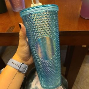 Starbucks turquoise studded tumbler